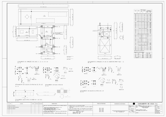 Estação Elevatória de Água e Esgoto - Projeto Estrutural