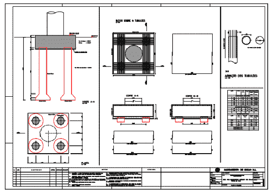 Fundação Reservatório Elevado